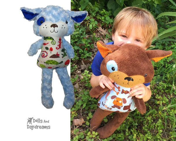 ITH Big Puppy Dog Pattern - Dolls And Daydreams - 4