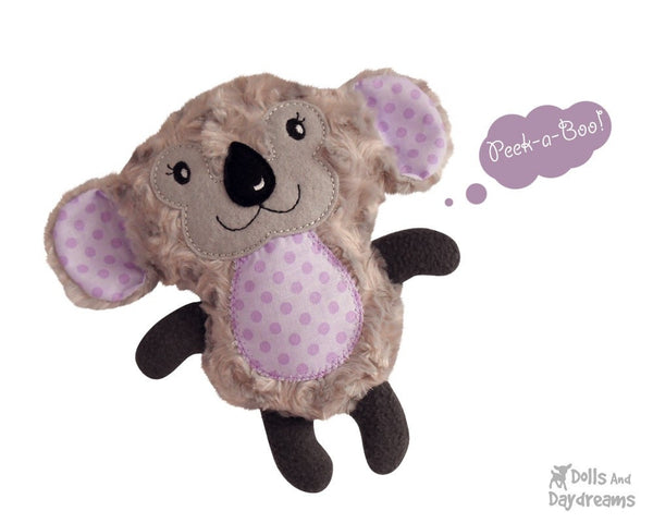 Embroidery Machine Koala Bear ITH Pattern - Dolls And Daydreams - 4