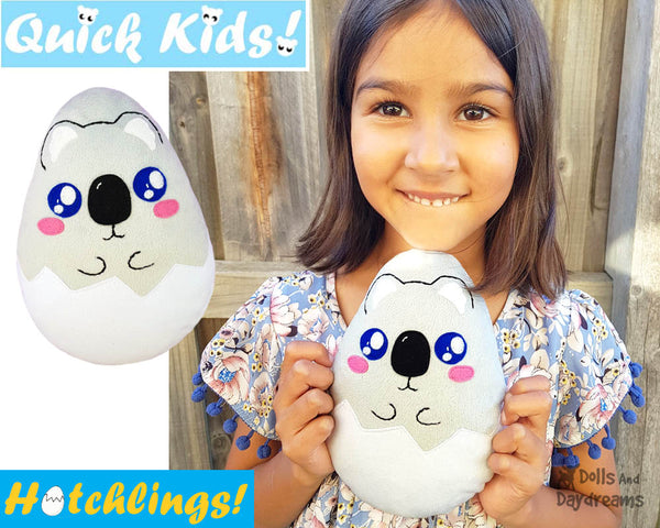 Quick Kids Koala Hatchling Sewing Pattern