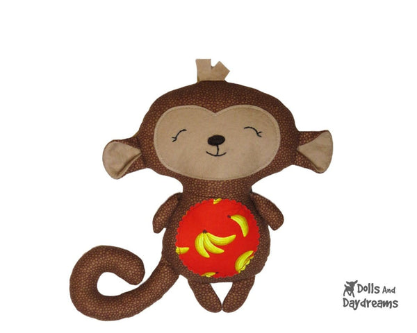 Baby Monkey Sewing Pattern - Dolls And Daydreams - 3