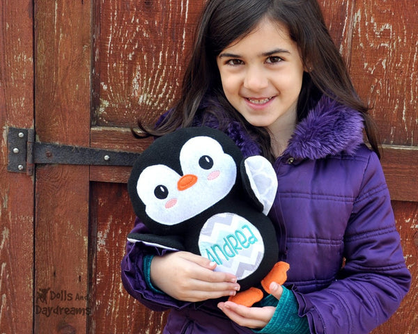 Embroidery Machine Penguin Pattern - Dolls And Daydreams - 5