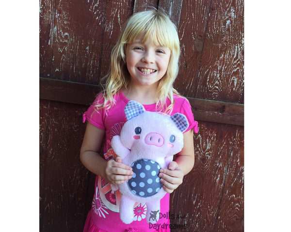 Embroidery Machine Piglet Pattern - Dolls And Daydreams - 4