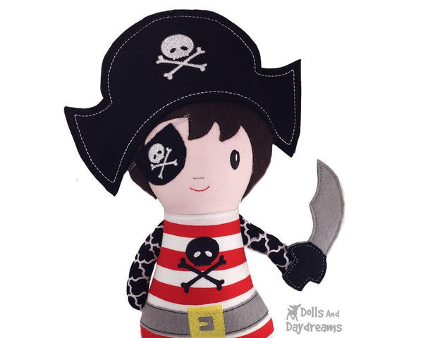 ITH Pirate Doll Pattern - Dolls And Daydreams - 5