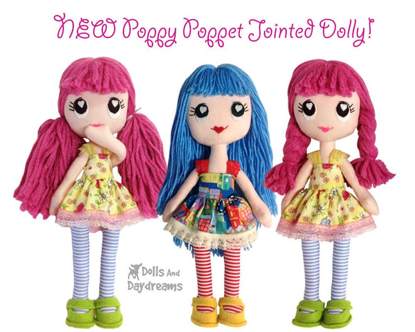 Poppy Poppet Sewing Pattern - Dolls And Daydreams - 6