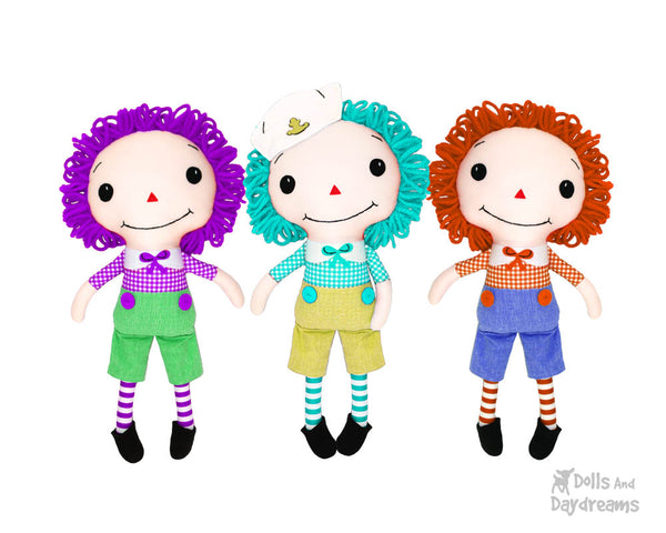 Raggedy Andy Sewing Pattern