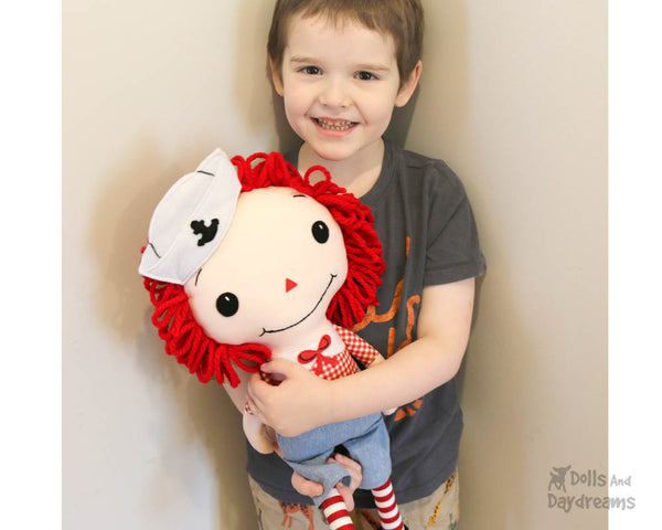 Raggedy Andy Sewing Pattern