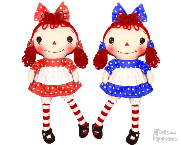 ITH Raggedy Ann Doll Pattern