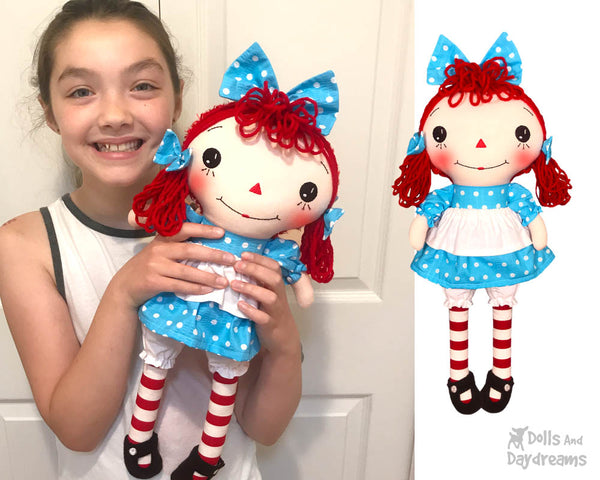 ITH Raggedy Ann Doll Pattern