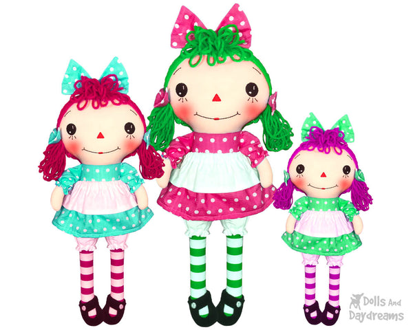 ITH Raggedy Ann Doll Pattern