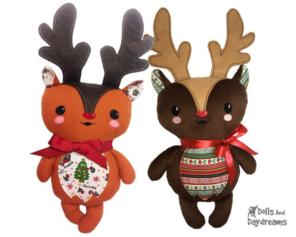 Baby Reindeer Sewing Pattern - Dolls And Daydreams - 3