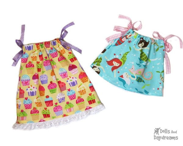 Ribbon Tie Dress & Top Sewing Pattern - Dolls And Daydreams - 2