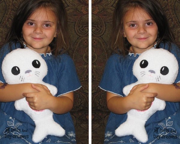 Embroidery Machine Seal Pup Pattern - Dolls And Daydreams - 4