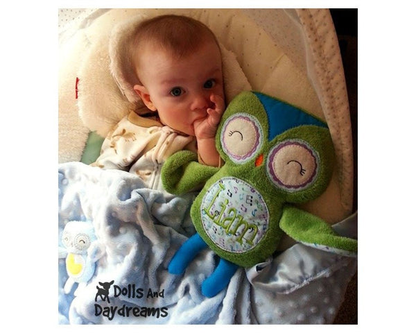 Embroidery Machine Owl Pattern - Dolls And Daydreams - 5