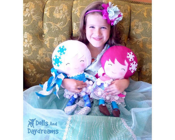Snow Sisters Sewing Pattern - Dolls And Daydreams - 4