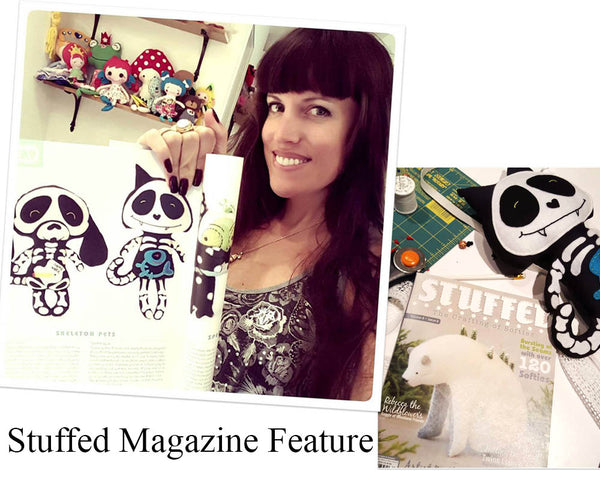 Skeleton Cat Sewing Pattern