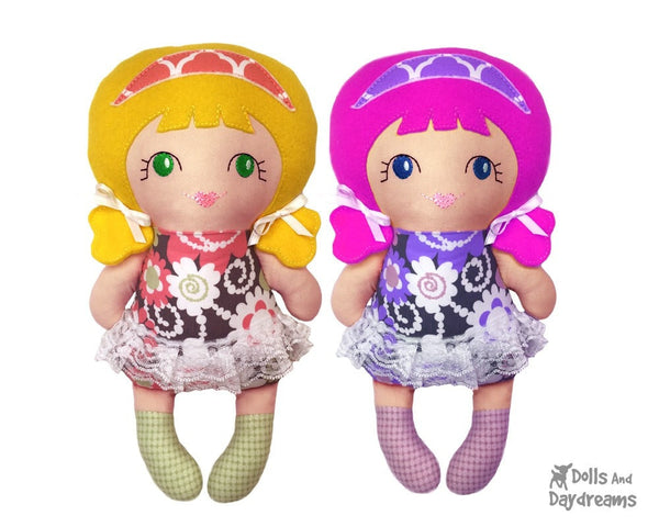 Embroidery Machine Tiny Tilda Pattern - Dolls And Daydreams - 5