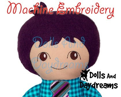 Machine Embroidery Tilda Tim Doll Face Patterns - Dolls And Daydreams - 4