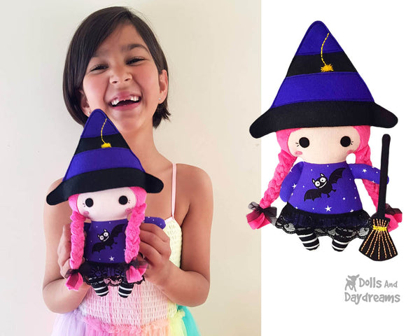 Tiny Tot Witch Sewing Pattern