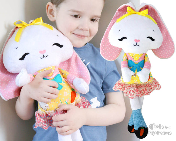 Tippy Toes Bunny Sewing Pattern