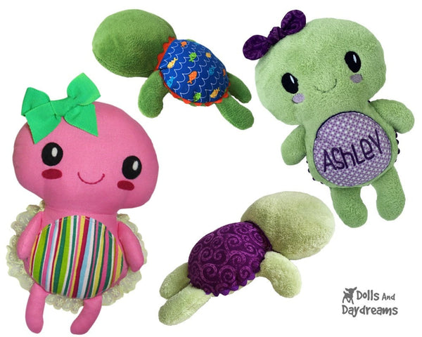 Turtle Sewing Pattern - Dolls And Daydreams - 2