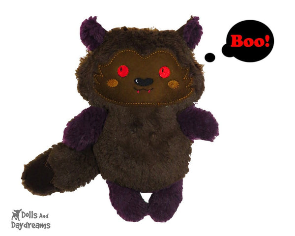 Werewolf Pup Sewing Pattern - Dolls And Daydreams - 1