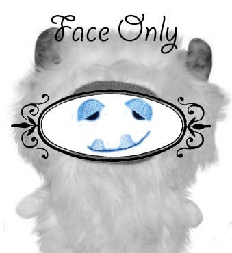 Machine Embroidery Yeti Face