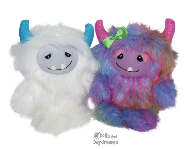 Yeti Monster Sewing Pattern - Dolls And Daydreams - 7