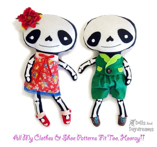 Skeleton Sewing Pattern - Dolls And Daydreams - 3