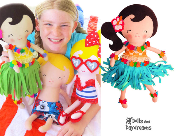 Hula Beach Girl Sewing Pattern