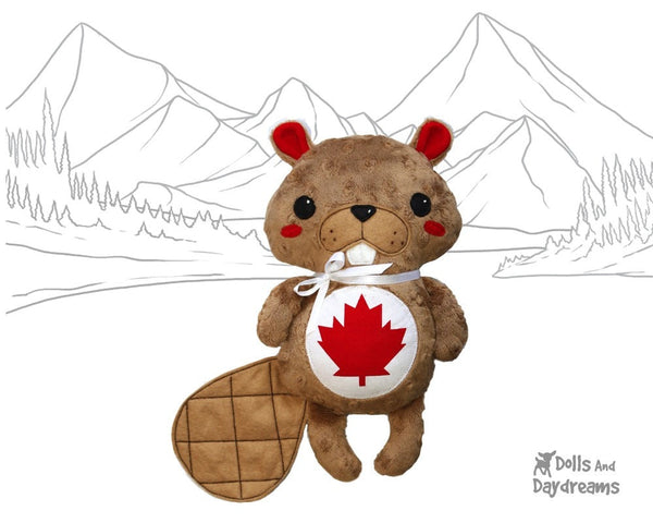 Canadian Beaver Sewing Pattern