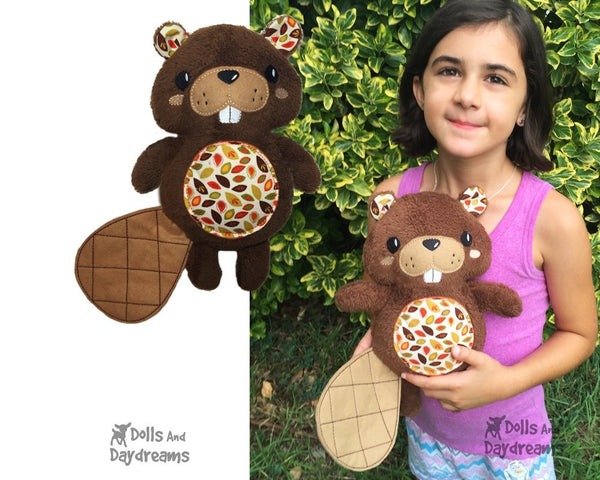 ITH Machine Embroidery Beaver Pattern