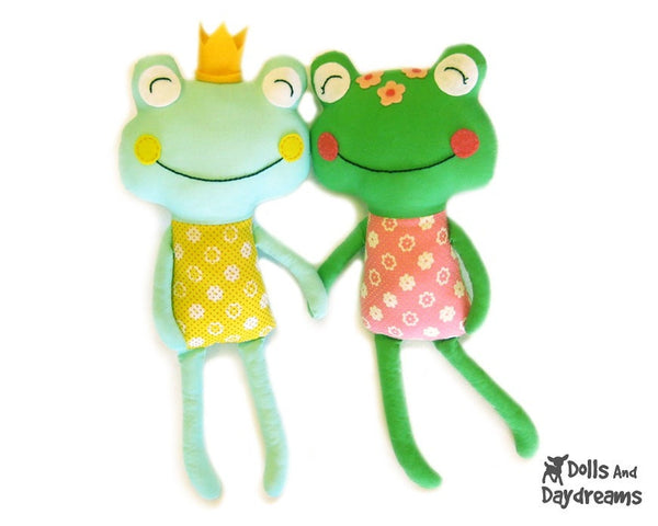 Frog Prince Sewing Pattern - Dolls And Daydreams - 1