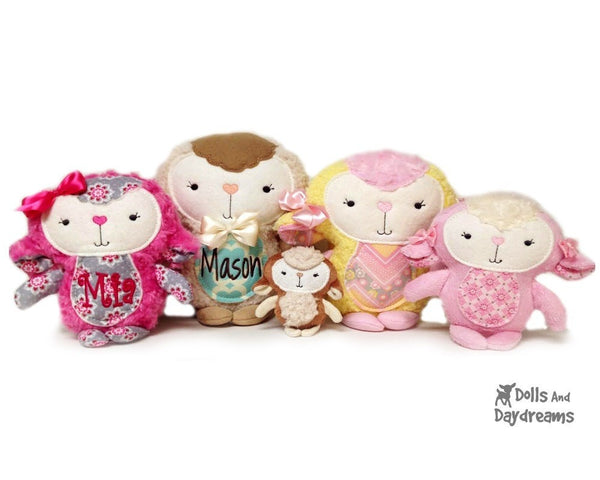 Embroidery Machine Lamb ITH Pattern - Dolls And Daydreams - 3