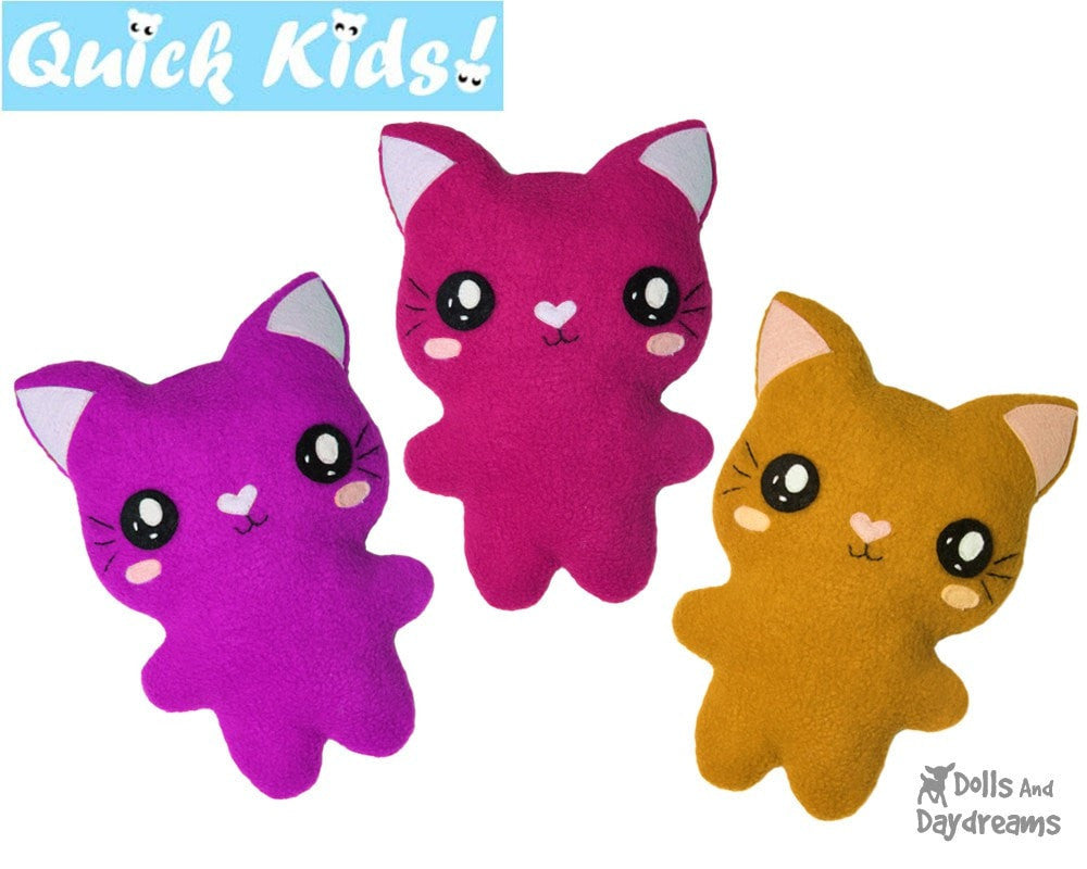 Quick Kids Cat Sewing Pattern