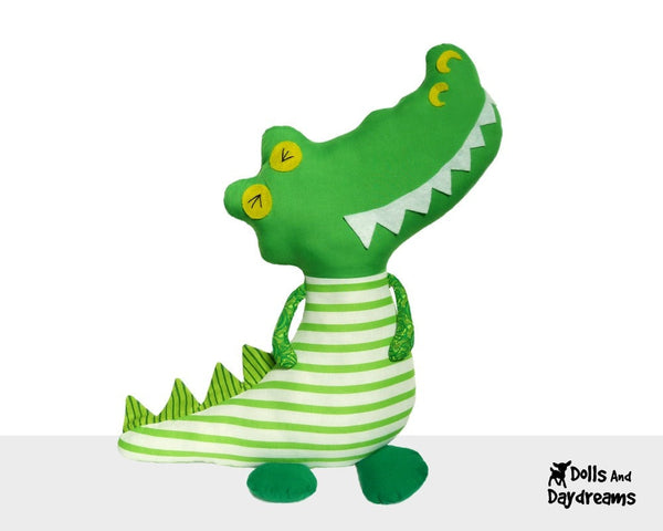 Crocodile Sewing Pattern - Dolls And Daydreams - 2
