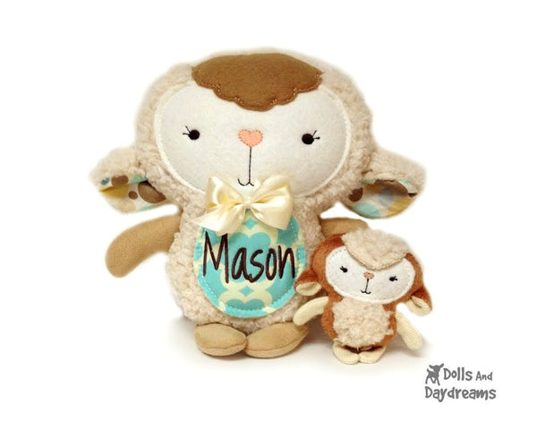 Embroidery Machine Lamb ITH Pattern - Dolls And Daydreams - 4