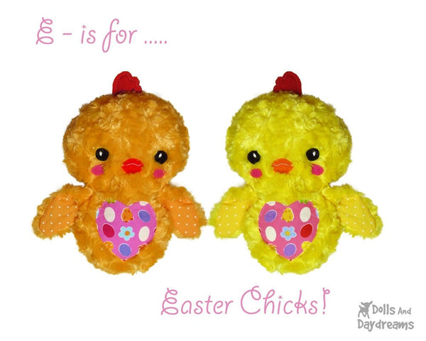 Love Bird Chick Sewing Pattern