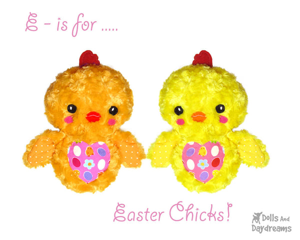 Embroidery Machine Chick Love Bird Pattern
