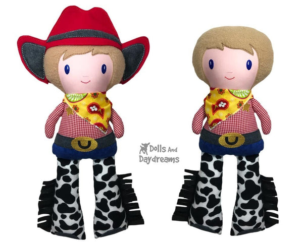 ITH Cowboy Doll Pattern