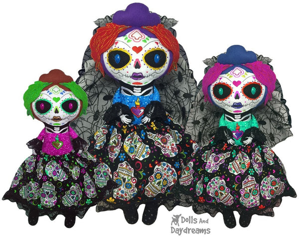 Embroidery Machine Day of the Dead Pattern