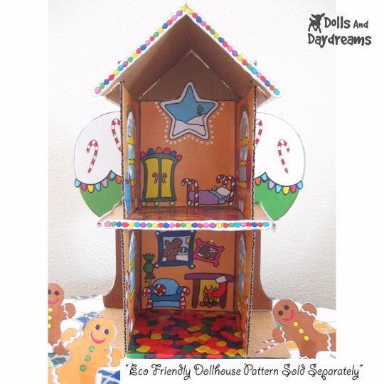 Decorative 'Gingerbread House' Printouts - Dolls And Daydreams - 3