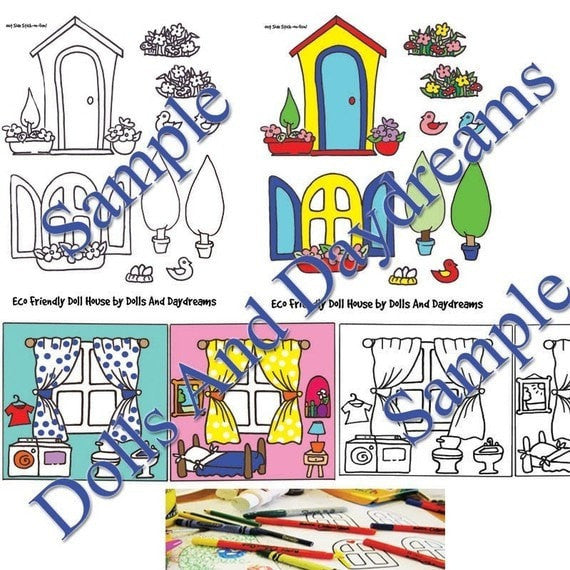 Decorative 'House' Printouts - Dolls And Daydreams - 2