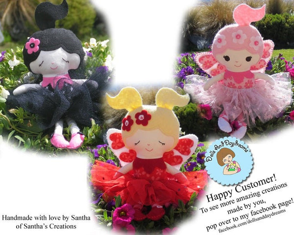 Flower Fairy Sewing Pattern - Dolls And Daydreams - 6