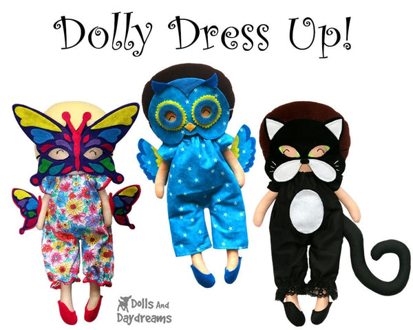 Butterfly Mask & Wing Pattern - Dolls And Daydreams - 6