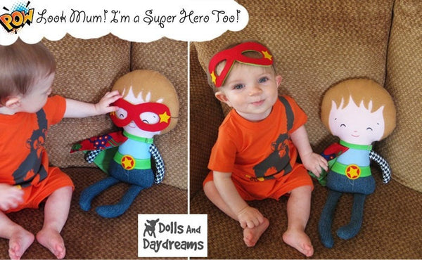 Superhero Sewing Pattern - Dolls And Daydreams - 3