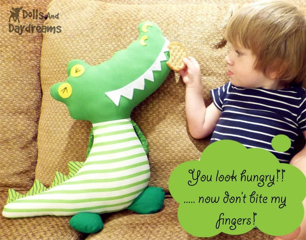 Crocodile Sewing Pattern - Dolls And Daydreams - 3