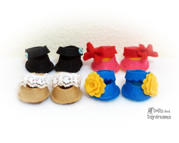 Poppet Shoe Sewing Pattern - Dolls And Daydreams - 1