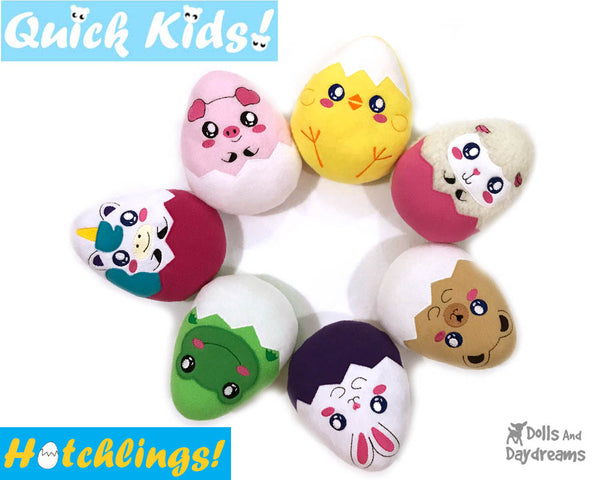ITH Quick Kids Dino Hatchling Pattern