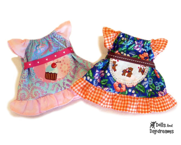 Peasant Dress Sewing Pattern - Dolls And Daydreams - 2