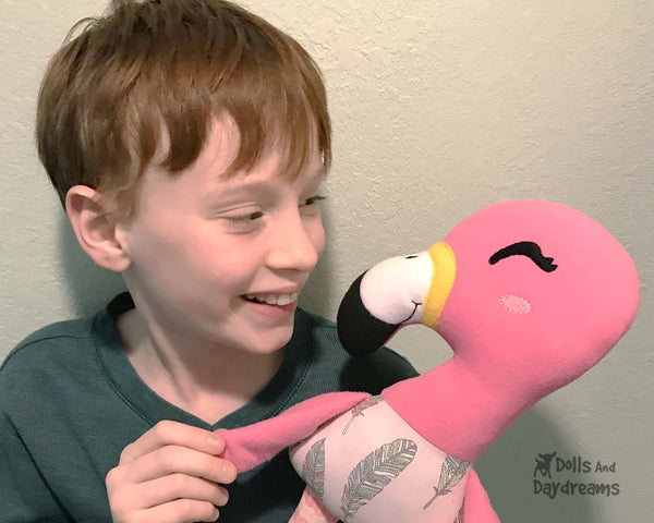 ITH Big Flamingo Pattern